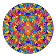 Artwork By Patrick-pattern-19 Magnet 5  (round) by ArtworkByPatrick