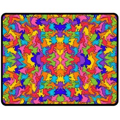 Artwork By Patrick-pattern-19 Double Sided Fleece Blanket (medium)  by ArtworkByPatrick