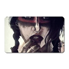 Femininely Badass Magnet (rectangular) by sirenstore