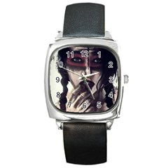 Femininely Badass Square Metal Watch by sirenstore