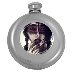 Femininely Badass Round Hip Flask (5 Oz) by sirenstore