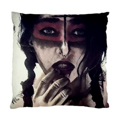 Femininely Badass Standard Cushion Case (two Sides) by sirenstore