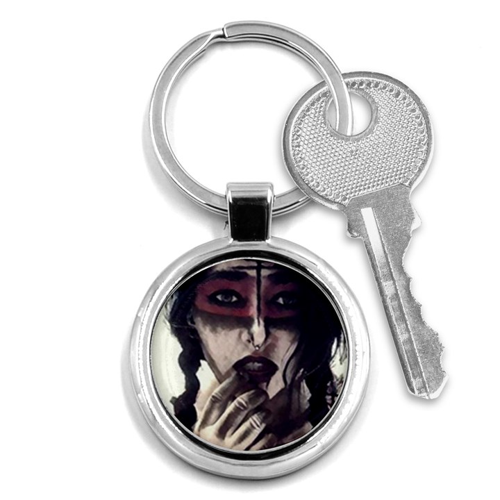 Femininely Badass Key Chains (Round) 