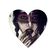 Femininely Badass Heart Magnet by sirenstore