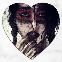 Femininely Badass Jigsaw Puzzle (heart) by sirenstore