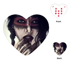 Femininely Badass Playing Cards (heart)  by sirenstore