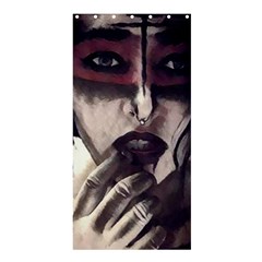 Femininely Badass Shower Curtain 36  X 72  (stall)  by sirenstore