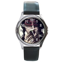 Femininely Badass Round Metal Watch by sirenstore