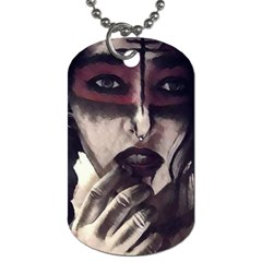 Femininely Badass Dog Tag (one Side)