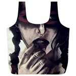 Femininely Badass Full Print Recycle Bags (L)  Back