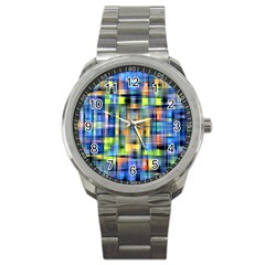 Pattern-20 Sport Metal Watch by ArtworkByPatrick