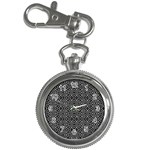 Black And White Tribal Print Key Chain Watches Front