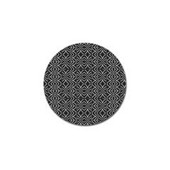 Black And White Tribal Print Golf Ball Marker (4 Pack) by dflcprints