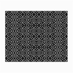 Black And White Tribal Print Small Glasses Cloth by dflcprints