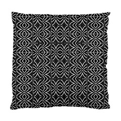 Black And White Tribal Print Standard Cushion Case (one Side) by dflcprints