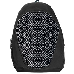 Black And White Tribal Print Backpack Bag by dflcprints