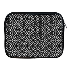 Black And White Tribal Print Apple Ipad 2/3/4 Zipper Cases by dflcprints