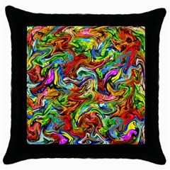 P 867 Throw Pillow Case (black) by ArtworkByPatrick