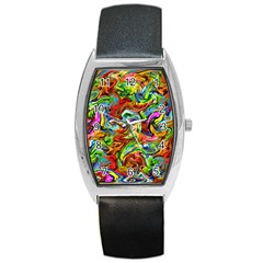 Pattern-21 Barrel Style Metal Watch by ArtworkByPatrick