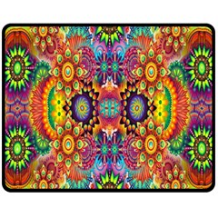 Artwork By Patrick-pattern-22 Double Sided Fleece Blanket (medium)  by ArtworkByPatrick