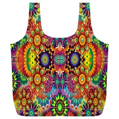 Artwork By Patrick-pattern-22 Full Print Recycle Bags (l)  by ArtworkByPatrick