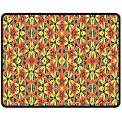 Pattern-25 Double Sided Fleece Blanket (medium)  by ArtworkByPatrick