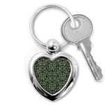 Camouflage Ornate Pattern Key Chains (Heart)  Front