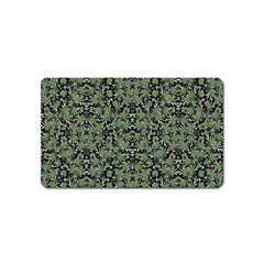 Camouflage Ornate Pattern Magnet (name Card) by dflcprints