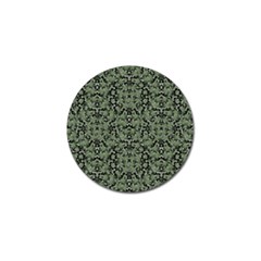 Camouflage Ornate Pattern Golf Ball Marker by dflcprints