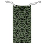 Camouflage Ornate Pattern Jewelry Bag Front