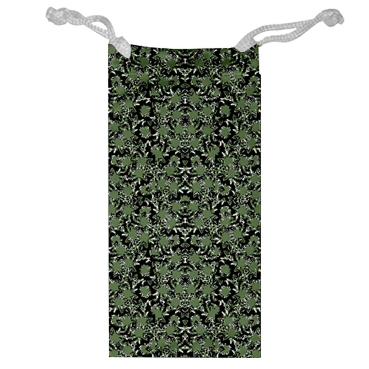 Camouflage Ornate Pattern Jewelry Bag