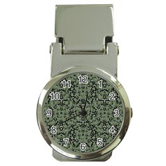 Camouflage Ornate Pattern Money Clip Watches by dflcprints