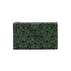 Camouflage Ornate Pattern Cosmetic Bag (small)  by dflcprints