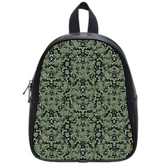 Camouflage Ornate Pattern School Bag (small) by dflcprints