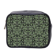 Camouflage Ornate Pattern Mini Toiletries Bag 2-side by dflcprints