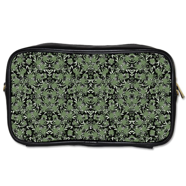 Camouflage Ornate Pattern Toiletries Bags