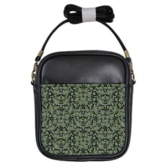 Camouflage Ornate Pattern Girls Sling Bags by dflcprints