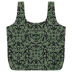 Camouflage Ornate Pattern Full Print Recycle Bags (l)  by dflcprints