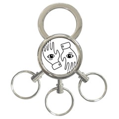 Hands 3-ring Key Chains by ExtraSpicy