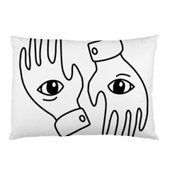 Hands Pillow Case by ExtraSpicy