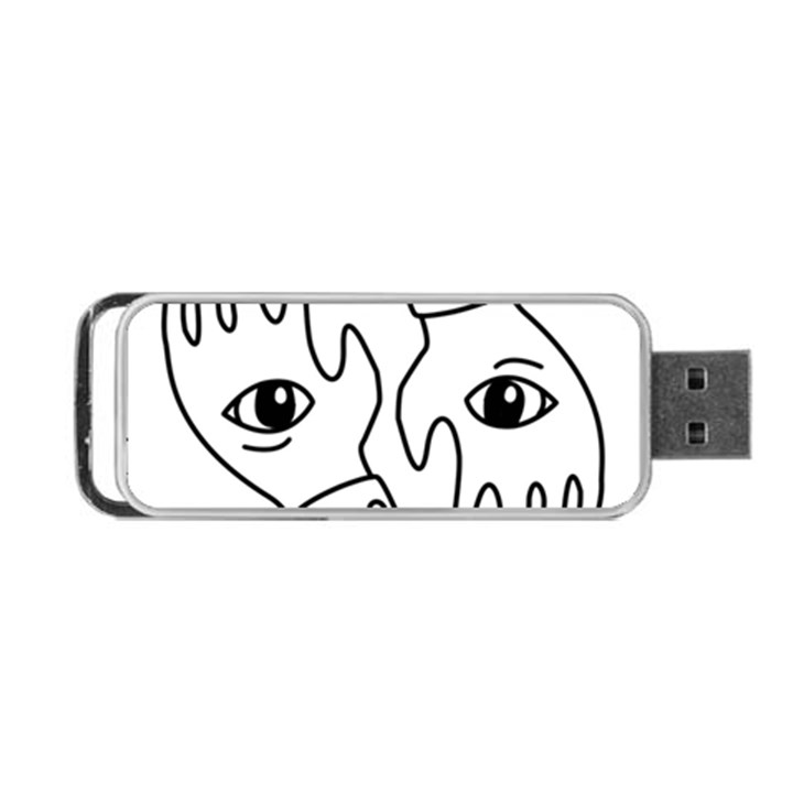 Hands Portable USB Flash (Two Sides)