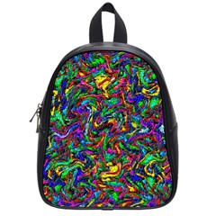 Artwork By Patrick-pattern-31 1 School Bag (small) by ArtworkByPatrick