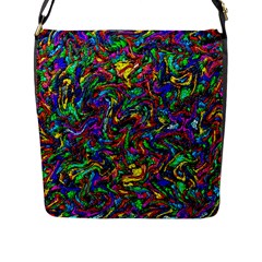 Artwork By Patrick-pattern-31 1 Flap Messenger Bag (l)  by ArtworkByPatrick