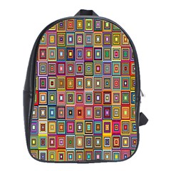 Artwork By Patrick-pattern-33 School Bag (large) by ArtworkByPatrick