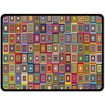 ARTWORK BY PATRICK-Pattern-33 Fleece Blanket (Large)  80 x60  Blanket Front