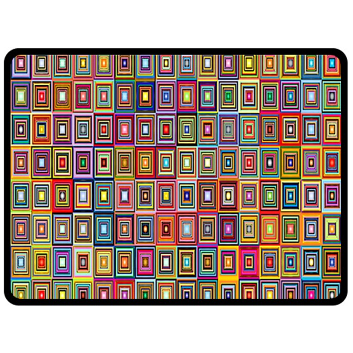 ARTWORK BY PATRICK-Pattern-33 Fleece Blanket (Large) 