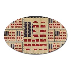 Usa Oval Magnet