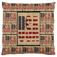 Usa Large Cushion Case (two Sides) by ArtworkByPatrick