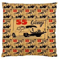 55 Chevy Large Cushion Case (two Sides) by ArtworkByPatrick