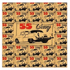 55 Chevy Large Satin Scarf (square) by ArtworkByPatrick